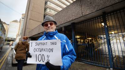 Legal notice served on activists occupying Dublin office block