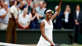 Venus Williams in the space and she is not for moving