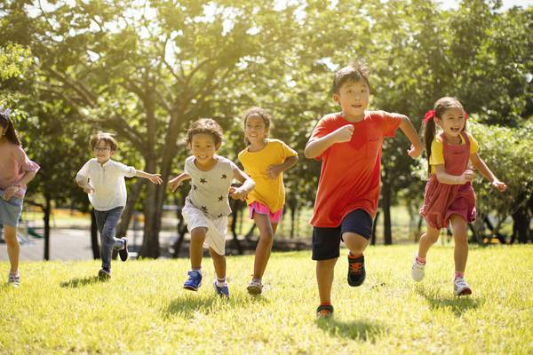 A child’s running, jumping and hopping skills may lead to healthier life