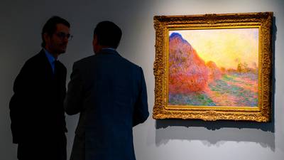 Monet painting sells for record $110.7m at New York auction