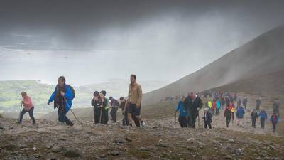 Croagh Patrick numbers hold up despite competition from GAA