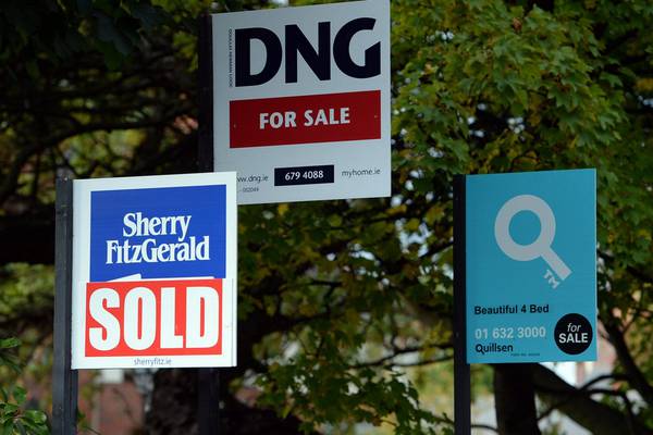How does Ireland’s property price growth compare with Europe?