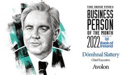 The Irish Times Business Person of the Month: Dómhnal Slattery
