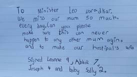 Heart-breaking message from four children to  Leo Varadkar