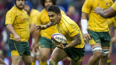 Wallabies winger  Digby Ioane may miss first Lions test
