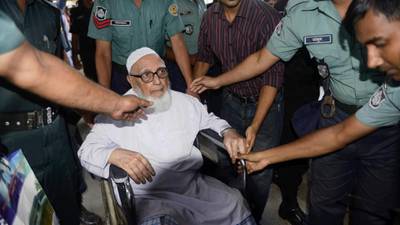 Protests in Bangladesh  as Islamist sentenced