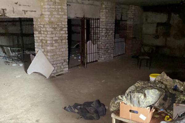 Ukraine officials claim Russian soldiers used a cellar to torture Ukrainian civilians
