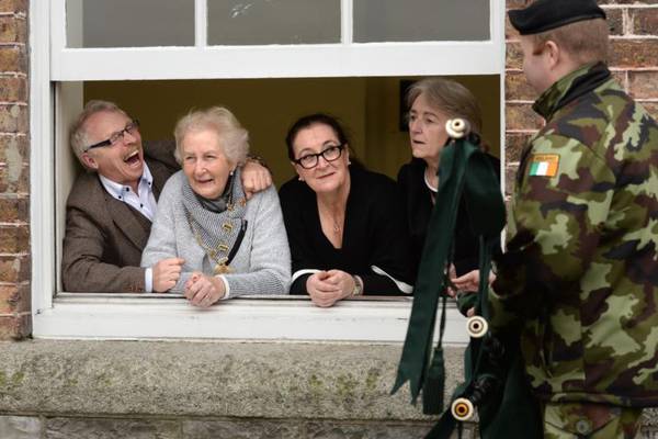 Voices of Irish elders fill Dublin army barracks with sound