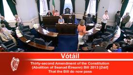 Seanad votes to hold  referendum on its abolition