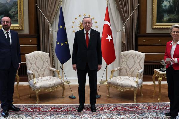 Seating in meeting with Von der Leyen met EU demands, Turkey says