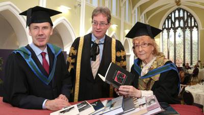 Bookseller, writer and musician receive honorary degrees at NUI Galway