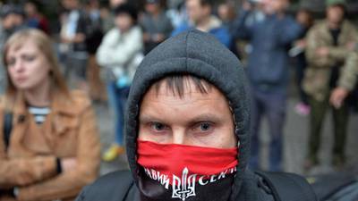 Ukraine security forces search for nationalist group after clashes