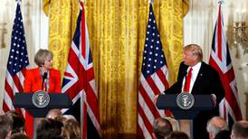 Donald Trump tells Theresa May he is ‘100% behind Nato’