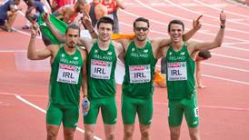 Ireland’s men’s 400m relay team beats  record for second time in 24 hours