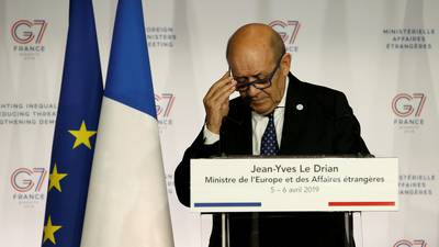 Ministers clash on Middle East views at G7 meeting