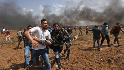 Three Palestinians killed, hundreds injured in Gaza protests