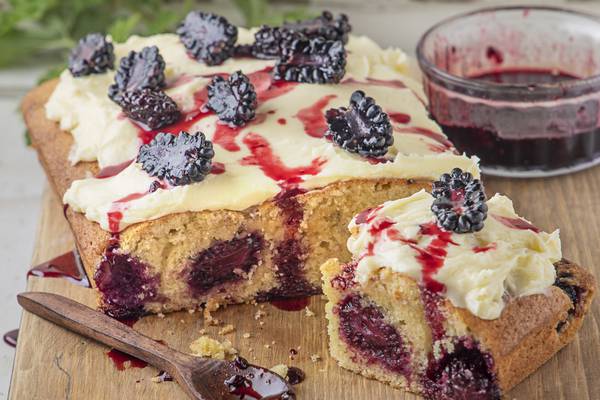 Purple reign: This blackberry cake is the pick of the crop