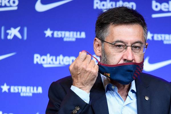 Former Barcelona president Bartomeu arrested after club offices raided