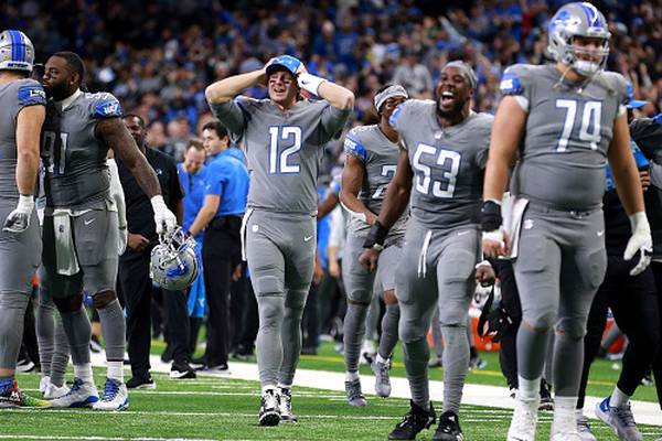 NFL round-up: Detroit Lions finally secure first win