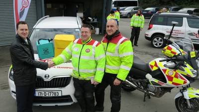 Health’s Angels: Blood Bikes providing a vital  service to HSE