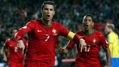 Ronaldo’s late header gives Portugal slim advantage over Sweden