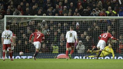 Rooney’s late penalty saves Van Gaal from spot of bother