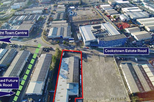 Tallaght warehouse primed for residential regeneration seeking €990,000