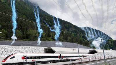 Blocked rail tunnel in Switzerland raises concerns about pan-European trade routes