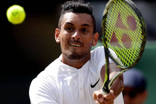 Nick Kyrgios wears ’F*** Donald Trump’ t-shirt in interview