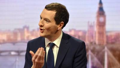 Osborne to dash NI’s hopes of decision on corporation tax cut