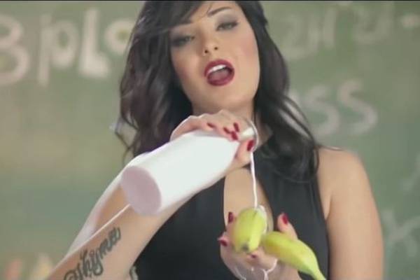 Egyptian singer jailed over ‘explicit’ music video of her eating a banana