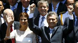 Argentina’s Macri sworn in as president, ousting Peronists