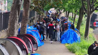 Tents on Dublin canal are cleared again as 89 refugees are offered accommodation