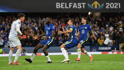 Kepa the perfect super sub as Chelsea secure Super Cup in Belfast shoot-out