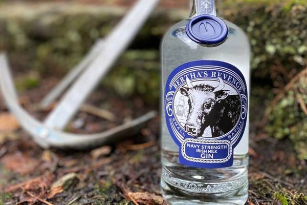 In the navy: Strong gin from Bertha’s Revenge will give you sea legs