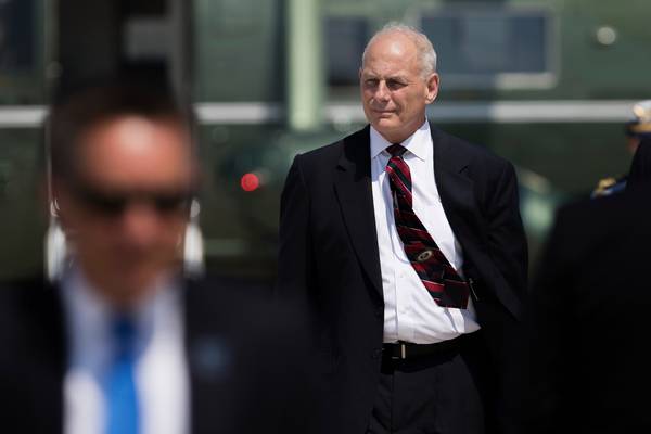 John Kelly’s mission: controlling the information flow to Trump