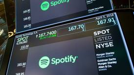 Spotify shares fall after service steps up spending
