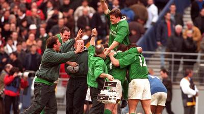 Karaoke on the Champs-Élysées: 20 years on from Brian O’Driscoll’s hat-trick in Paris