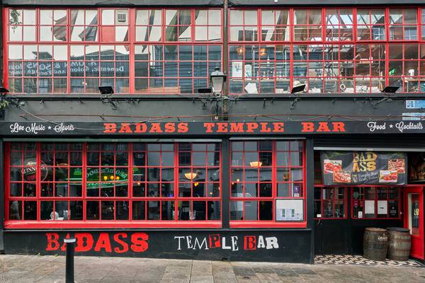 Temple Bar’s Bad Ass café guiding at €1.3m