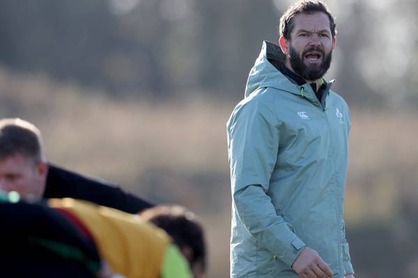 Andy Farrell to delve deeper into Irish squad for team to play Georgia