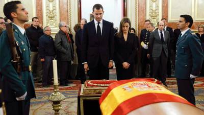 Death of revered Adolfo Suárez highlights  Spain’s current woes