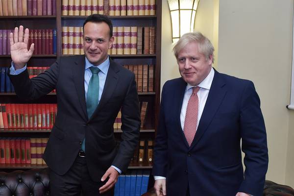 Leo Varadkar struggles to match force of Storm Boris at Belfast summit