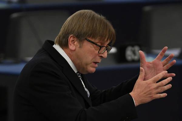 Verhofstadt says UK unlikely to crash out of EU