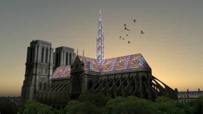 Glass, flames or a beam of light: What should replace Notre-Dame’s spire?