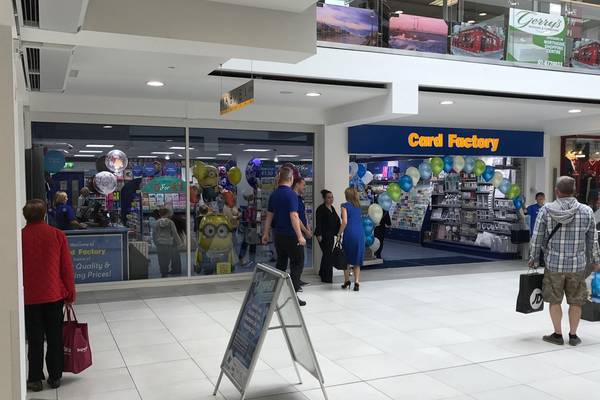 UK firm Card Factory to open six shops in Ireland