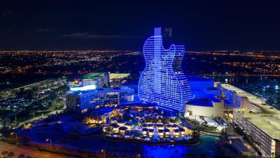 Strummer holidays: The guitar-shaped hotel where the party never stops