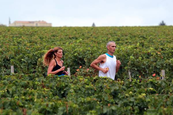 ‘Regular running provides the same tonic as a glass of wine’