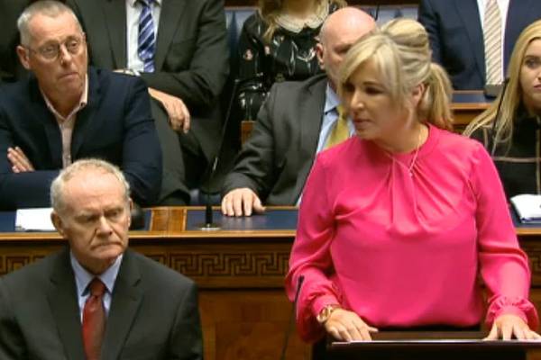 Michelle O’Neill takes over as new Sinn Féin leader in North