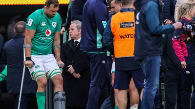 Six Nations: Tadhg Beirne ruled out of the rest of tournament through injury