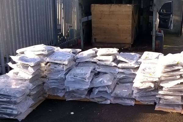 Some  €2.8m worth of herbal cannabis seized in  Cavan